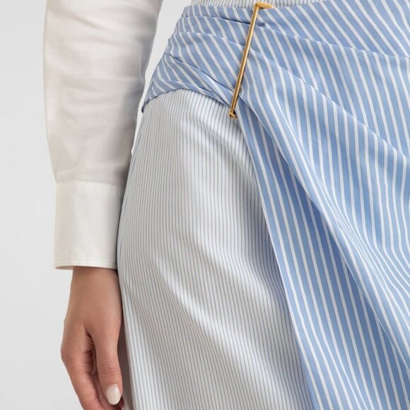 NEW  Christian Dior Striped Skirt Size 36 - Picture 12 of 13